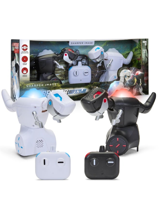 Sharper Image® Robo Raptor Rivals Remote Control Battle Dinos Dual & Multi-Player Toy with Light & Sound Effect for Kids 8+ Years - Image 1